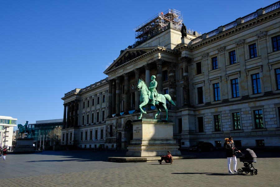 Der Streit begann vor dem Schloss in Braunschweig... (Symbolbild)