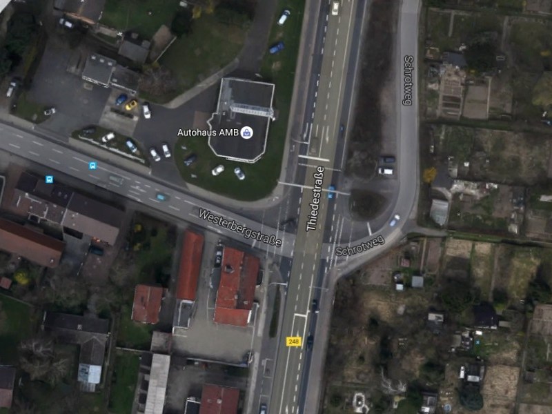 Hier kam es zu dem Unfall.