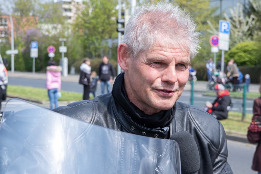 Auch Oberbürgermeister Frank Klingebiel nahm am Biker-Korso in Salzgitter teil. 