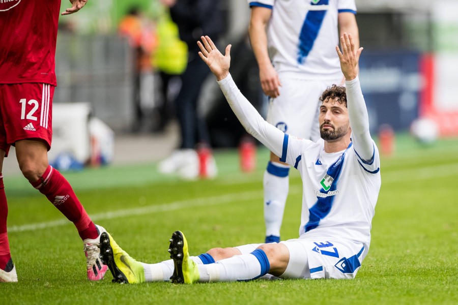 Fabio Kaufmann erlebte beim Karlsruher SC eine durchwachsene Saison und könnte jetzt zu Eintracht Braunschweig zurückkehren.