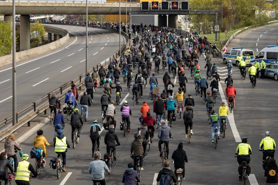 Eine Fahrraddemo über die A7 in Niedersachsen? Grundsätzlich möglich. Allerdings nicht am kommenden Sonntag! (Symbolbild)