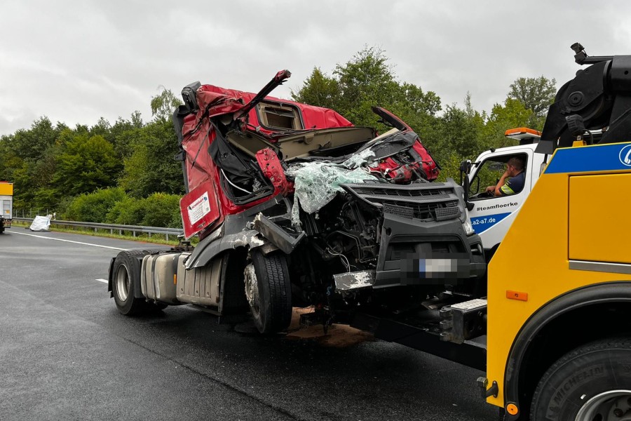 Tödlicher Unfall auf der A2 Richtung Braunschweig. 