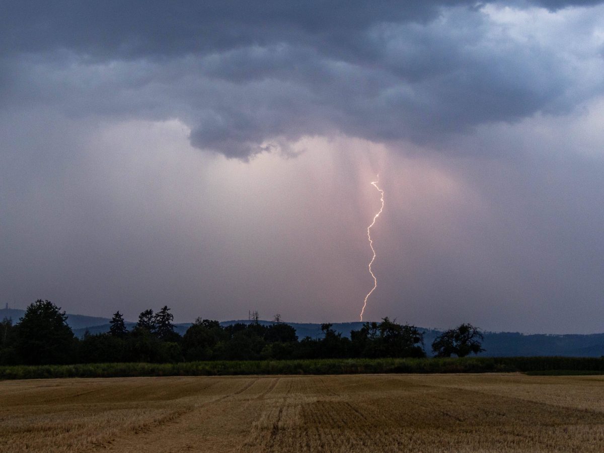 Das Wetter in Niedersachsen bringt Gewitter.