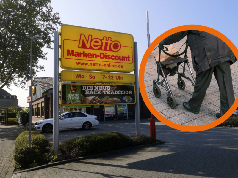 Ein Rentner ist auf dem Netto-Parkplatz in Gifhorn überfallen worden