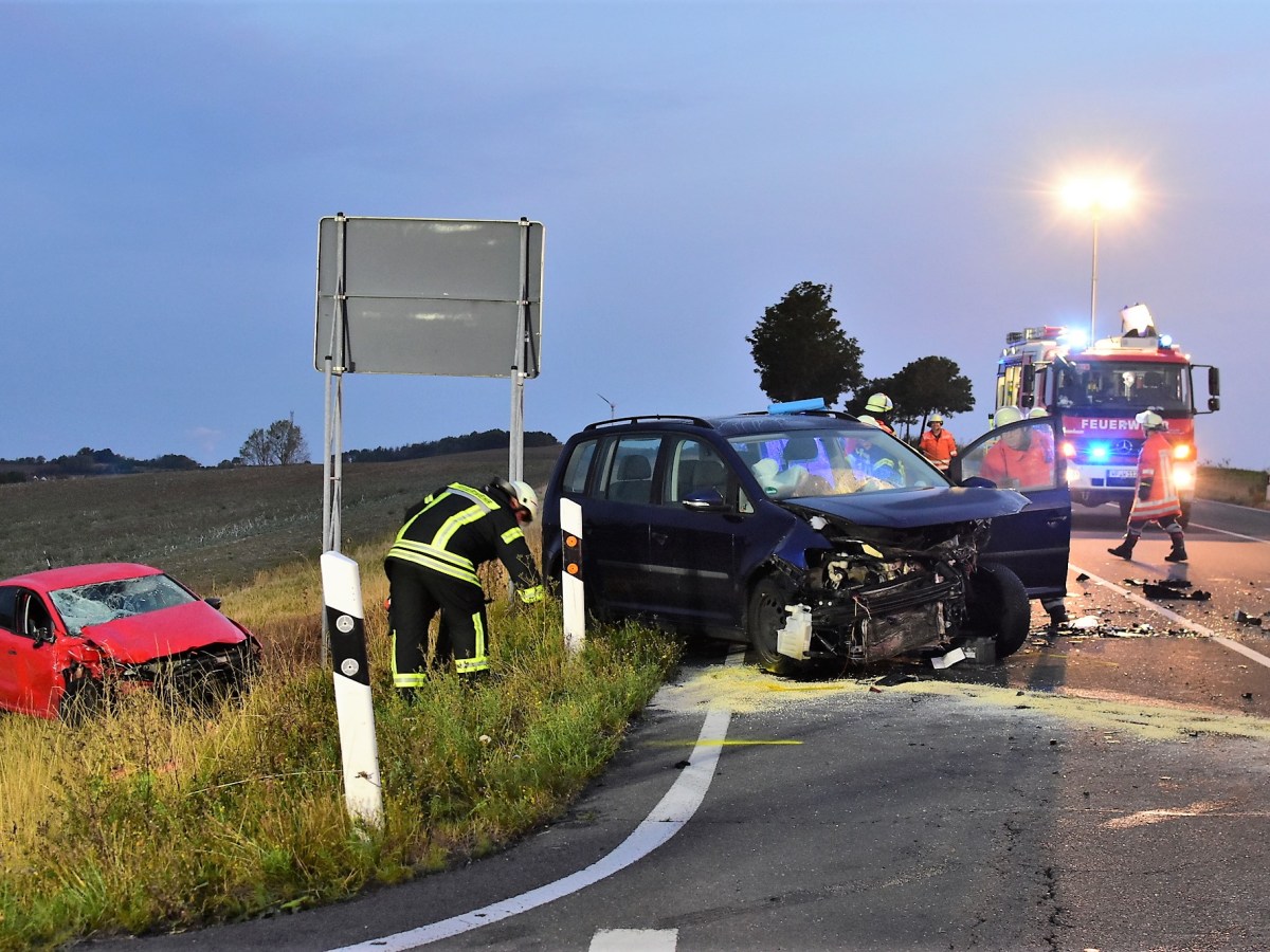 Heftiger Crash im Kreis Wolfenbüttel!