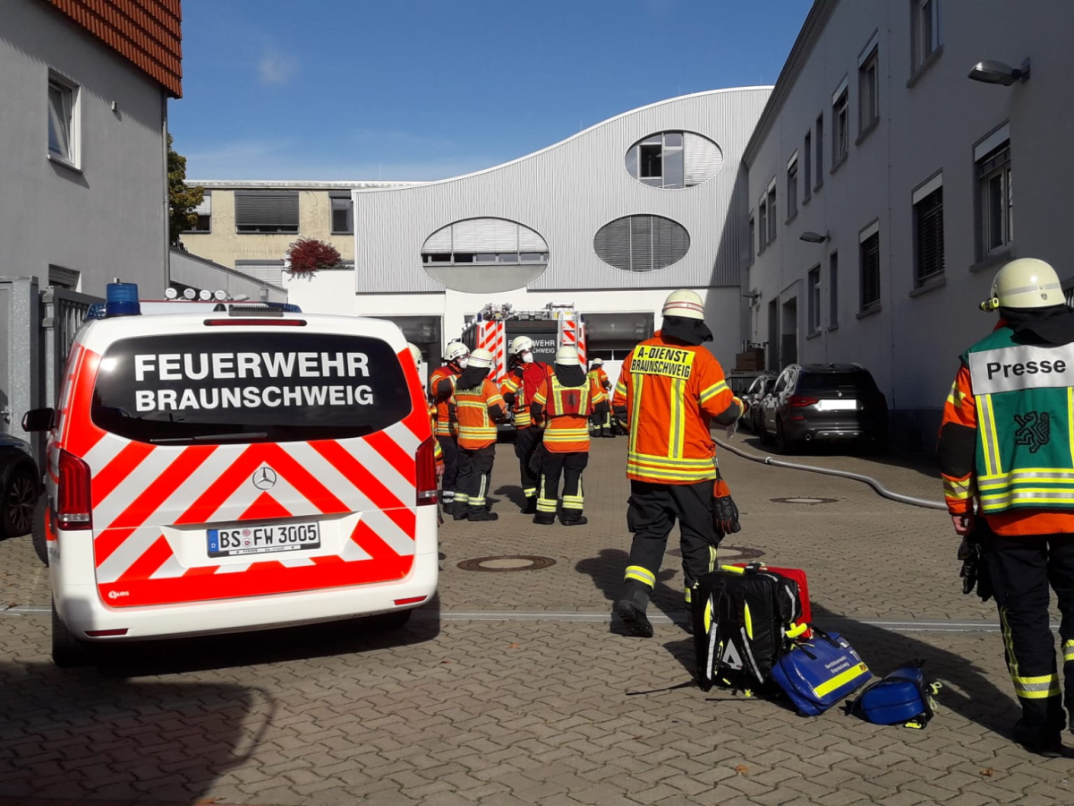 Feuerwehr-Einsatz bei Heimbs in Braunschweig!