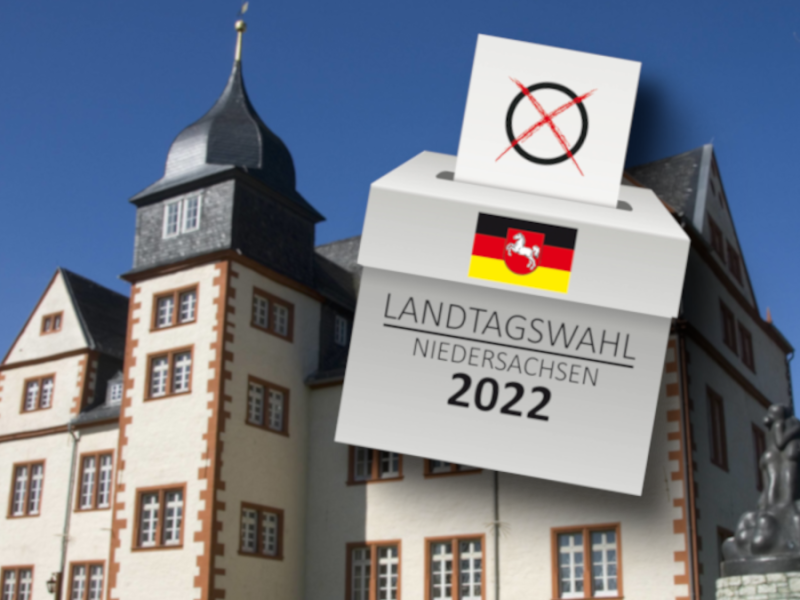 Niedersachsen-Landtagswahl in Salzgitter.