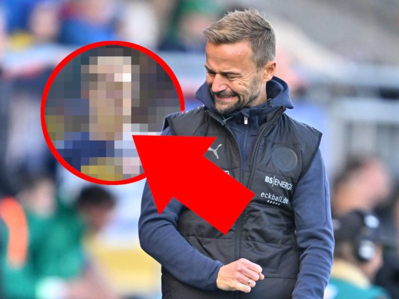 Eintracht Braunschweigs Trainer Michael Schiele.