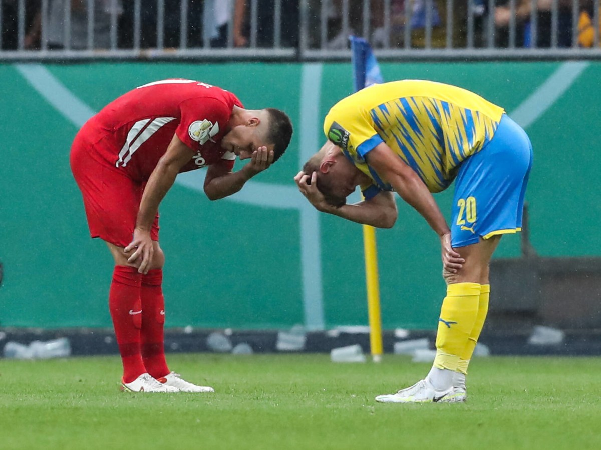 Eintracht Braunschweig geegen Hertha BSC.