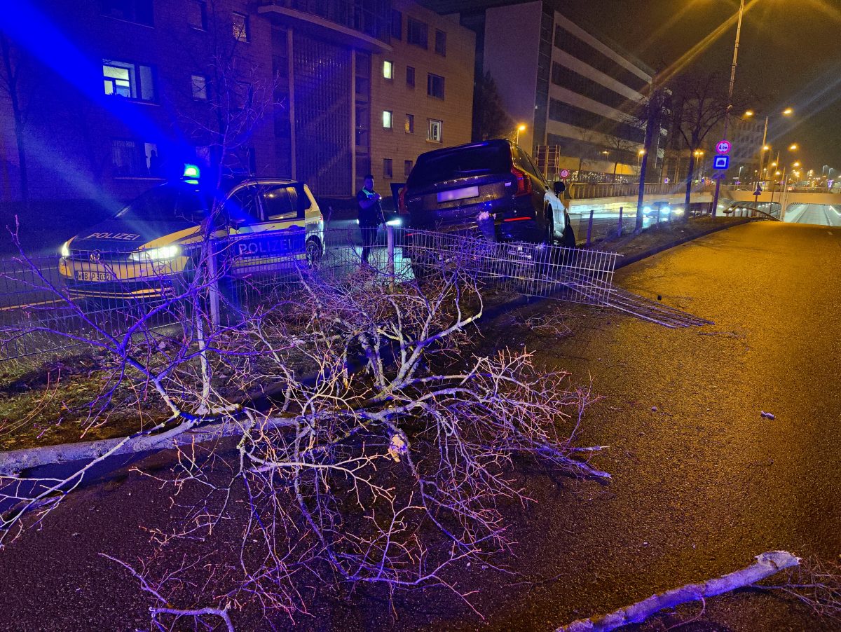 Heftiger Unfall in Wolfsburg!