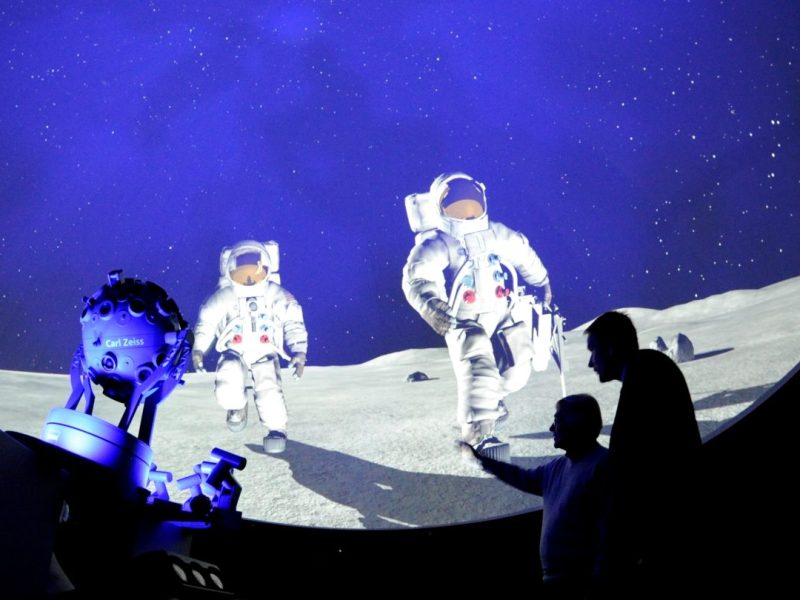 Umbauphase im Planetarium Wolfsburg