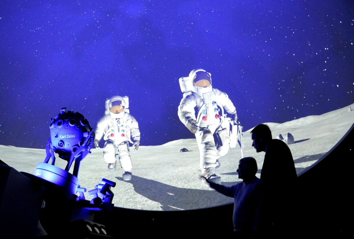 Umbauphase im Planetarium Wolfsburg