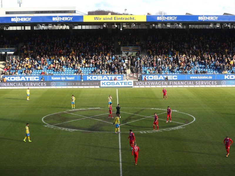 Eintracht Braunschweig: Der Einbruch hinterließ sichtbare Spuren.