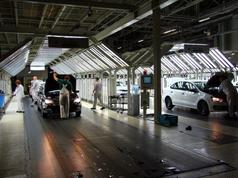 Verkauft VW sein Werk in Russland? (Archivbild)