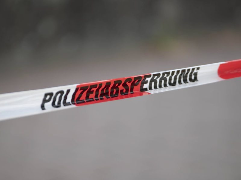 Absperrband der Polizei
