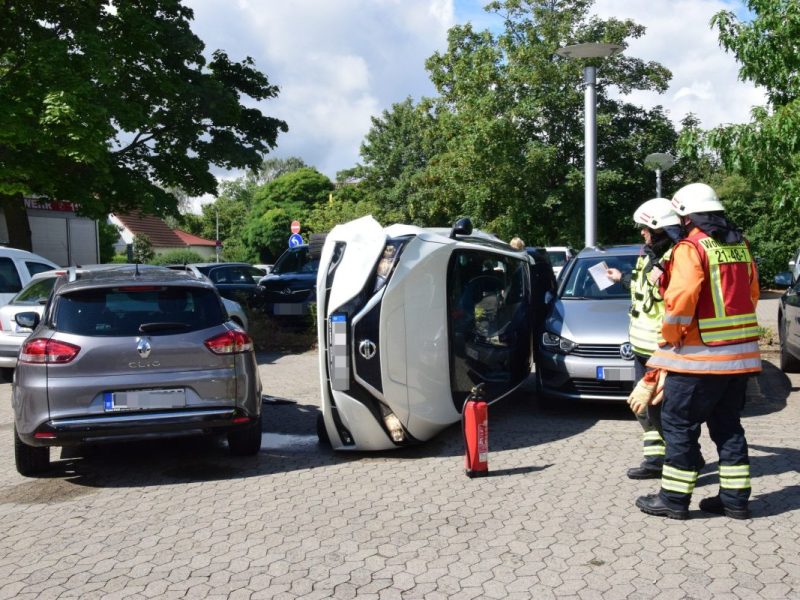 Eine Frau hat in Wolfenbüttel eigentlich nur einparken wollen. Aber daraus wurde nichts.