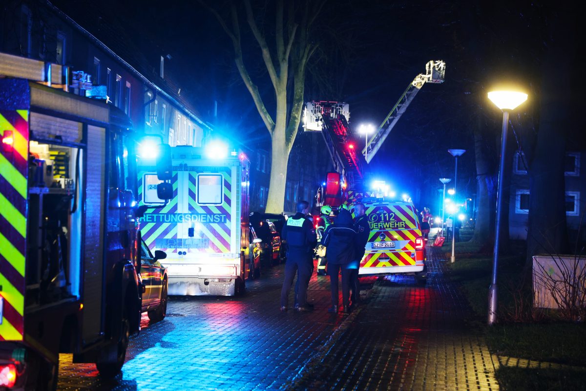 Rund 30 Einsatzkräfte der Feuerwehr Salzgitter waren vor Ort.