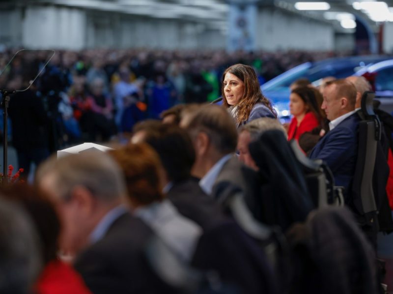 VW-Betriebsratschefin hielt am Mittwoch eine emotionale Brandrede.