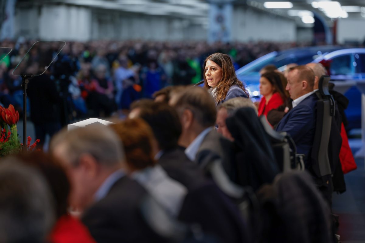 VW-Betriebsratschefin hielt am Mittwoch eine emotionale Brandrede.