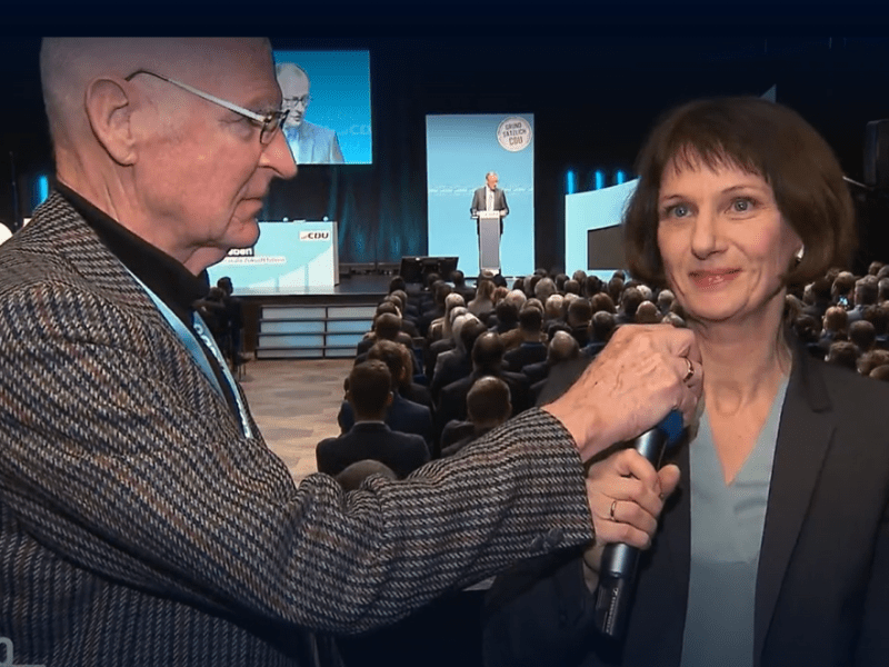 Die Live-Schalte des NDR zur CDU-Regionalkonferenz in Hannover wurde unterbrochen.