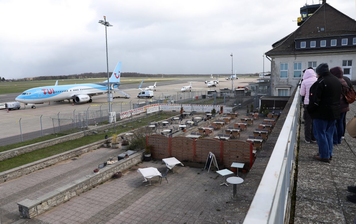 Am Flughafen Braunschweig war am Freitag etwas mehr los als sonst.