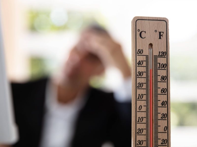 Die Arbeitnehmer in Niedersachsen leiden unter der zunehmenden Hitze während der Arbeitszeit. (Symbolbild)