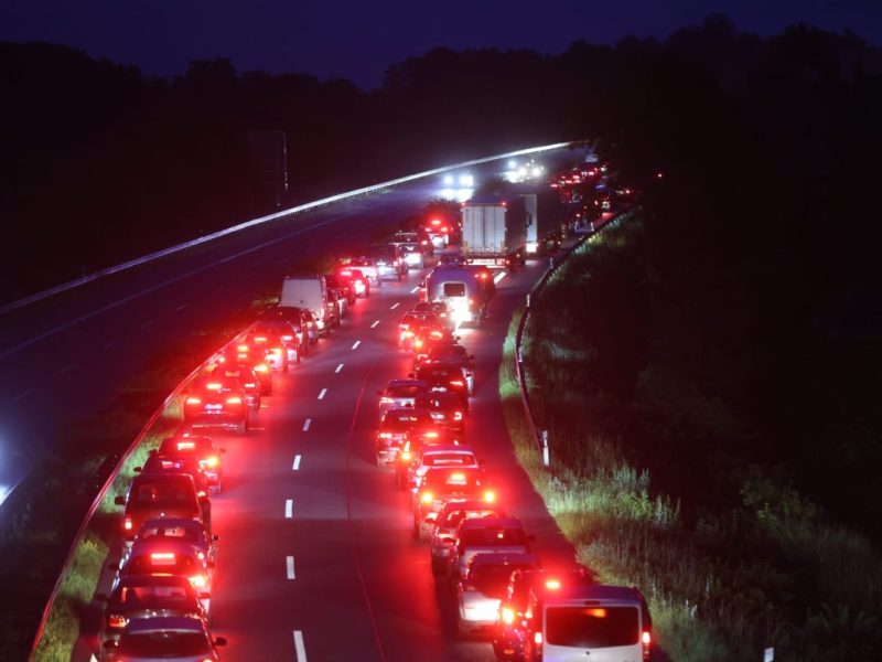 Nach dem Unfall ging auf der A39 bei Salzgitter ging erstmal gar nichts mehr.