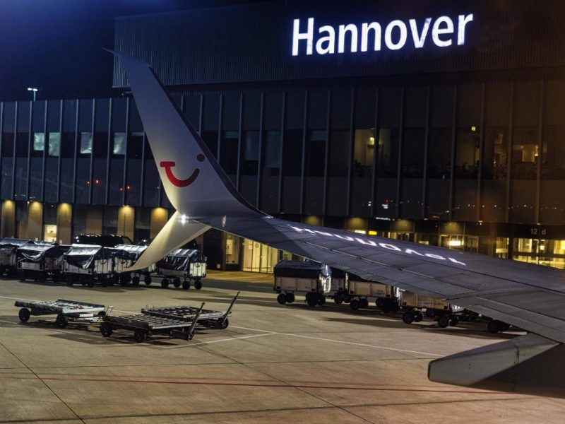 Am Flughafen Hannover lief am Mittwochabend nicht alles so wie geplant.