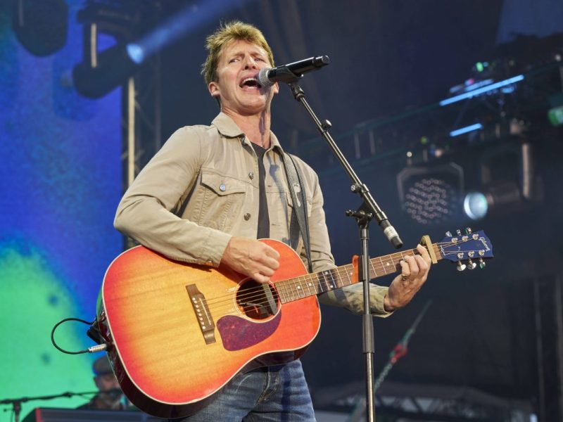 James Blunt in der Autostadt in Wolfsburg.