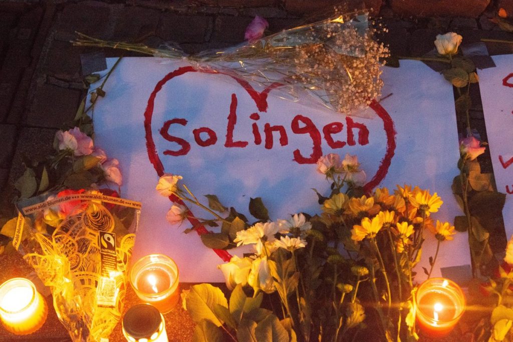 In Solingen steht die zeit nach dem Attentat weiterhin still.