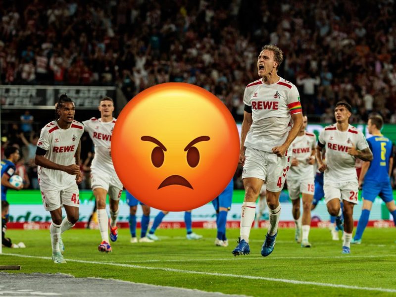 Im Spiel 1. FC Köln - Eintracht Braunschweig kam es zu einer äußerst strittigen Szene. Die Löwen-Fans waren völlig fassungslos.