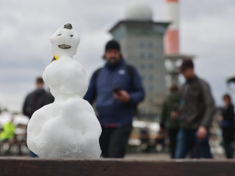 Schnee auf dem Brocken in dieser Woche? Eher nein. Aber vielleicht doch.