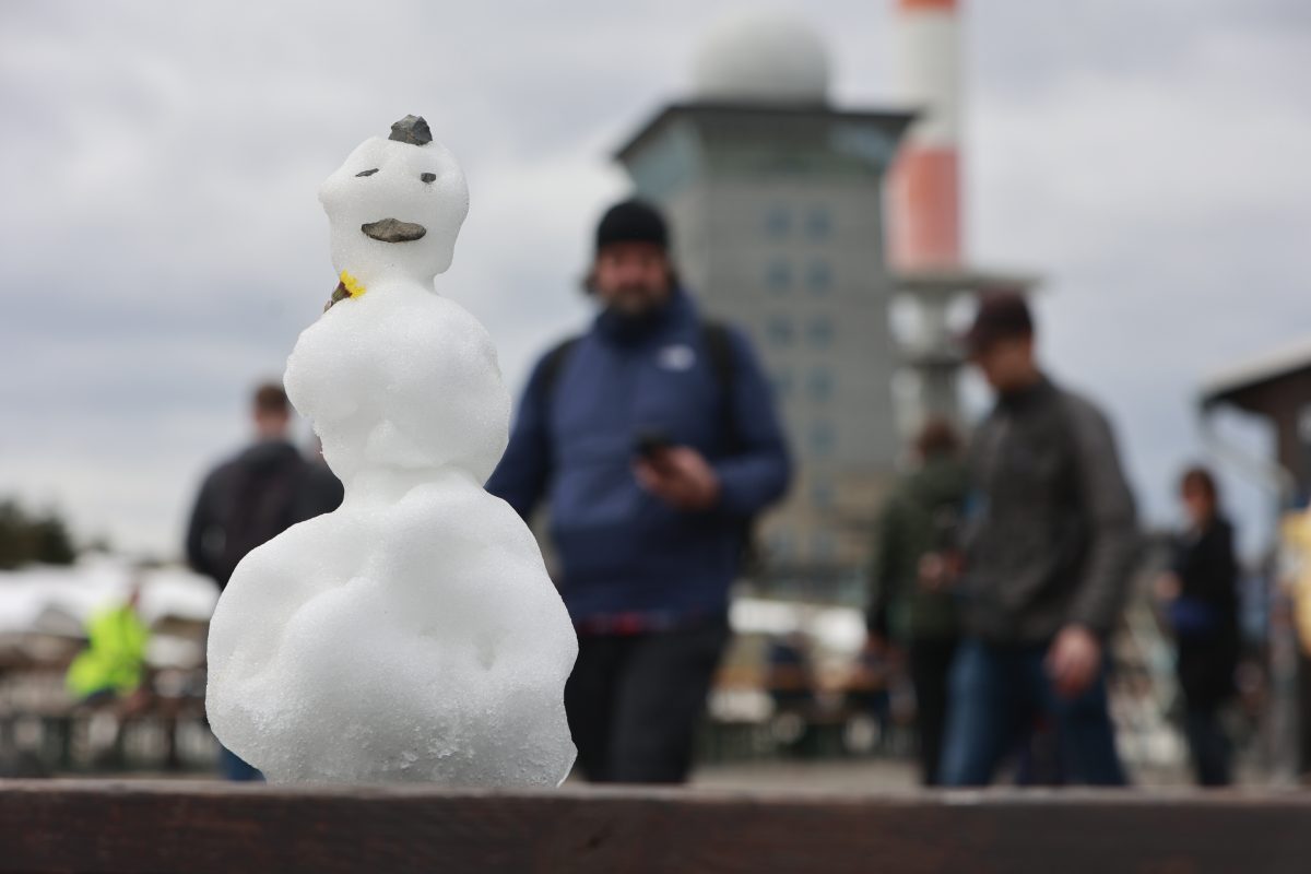 Schnee auf dem Brocken in dieser Woche? Eher nein. Aber vielleicht doch.