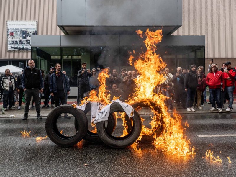 Bei den Audi-Mitarbeitern in Brüssel herrscht pure Angst.