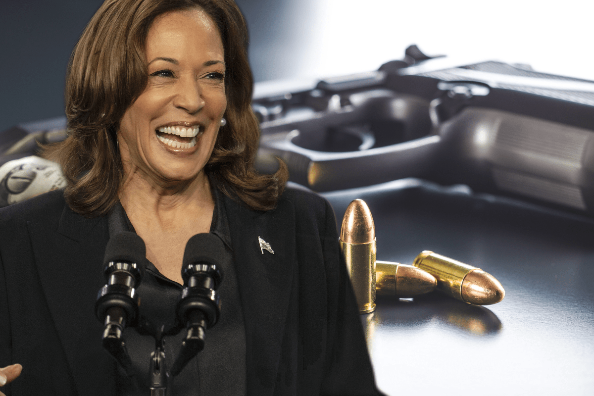 Kamala Harris besitzt eine Waffe.