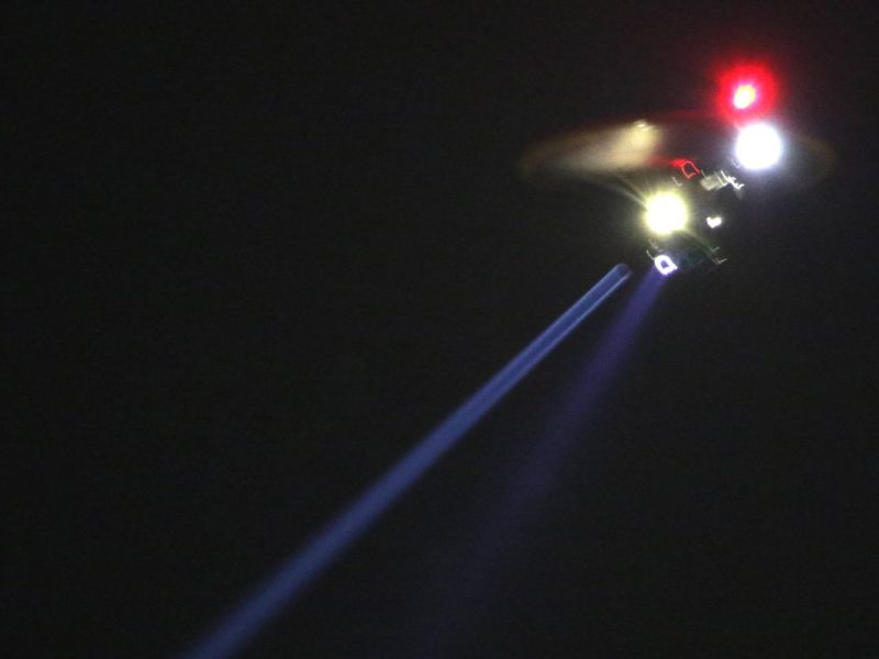 Über Braunschweig hat ein Hubschrauber seine Runden gedreht.
