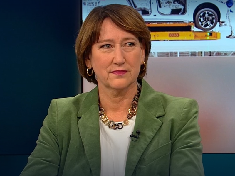 Auto-Präsidentin Hildegard Müller war am Montagabend bei 
