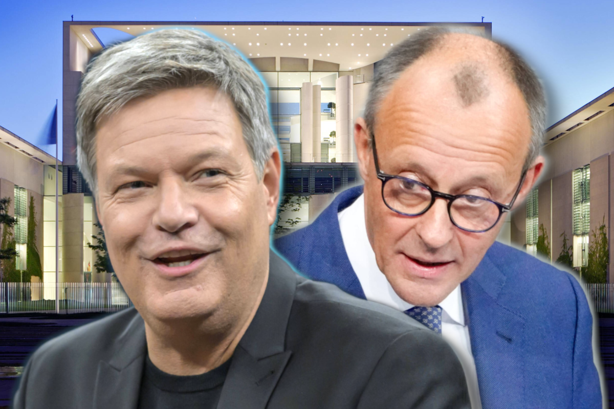 Umfrage: Das Rennen zwischen Robert Habeck und Friedrich Merz wird knapper.