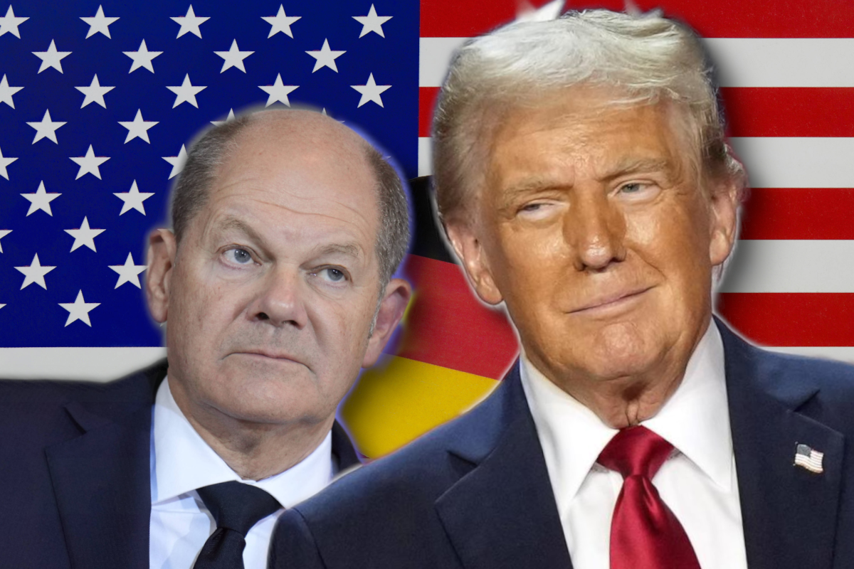 Olaf Scholz und Donald Trump