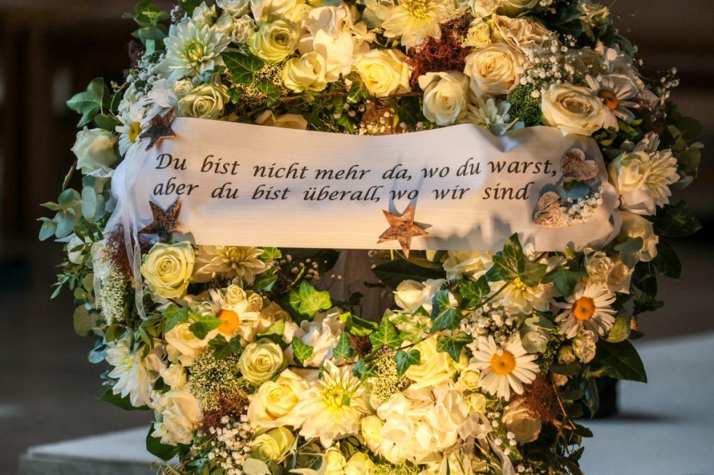 So verabschiedete sich Arians Familie von dem Sechsjährigen.