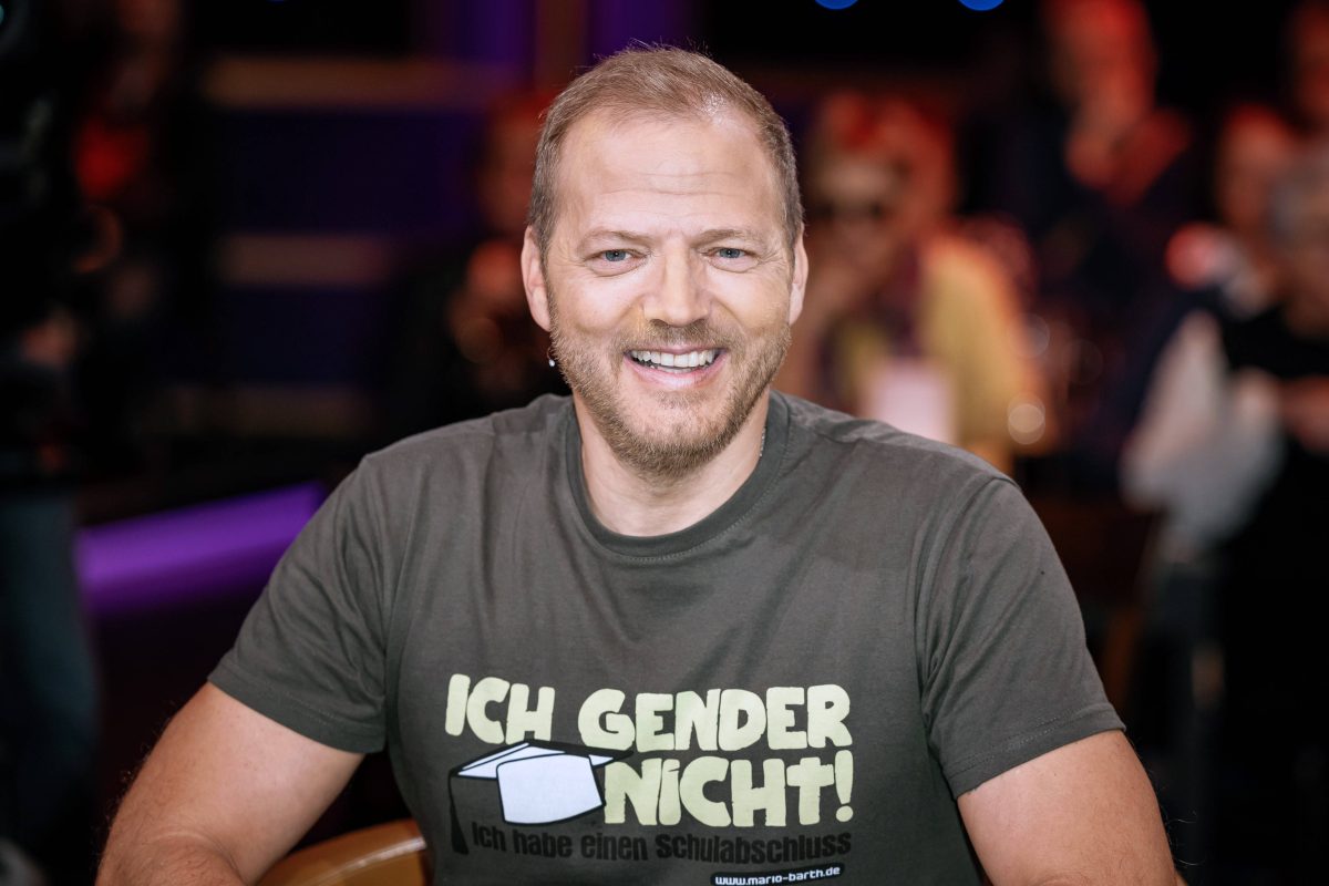 Mario Barth anlÃ¤sslich der Aufzeichnung der MDR - Talkshow