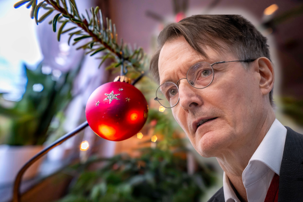 Weihnachtszoff fÃ¼r Gesundheitsminister Karl Lauterbach.