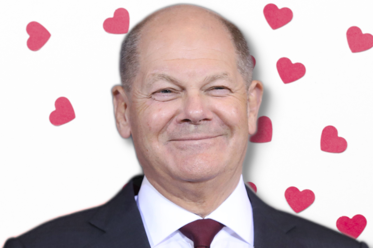 Der verliebte Kanzler: Olaf Scholz