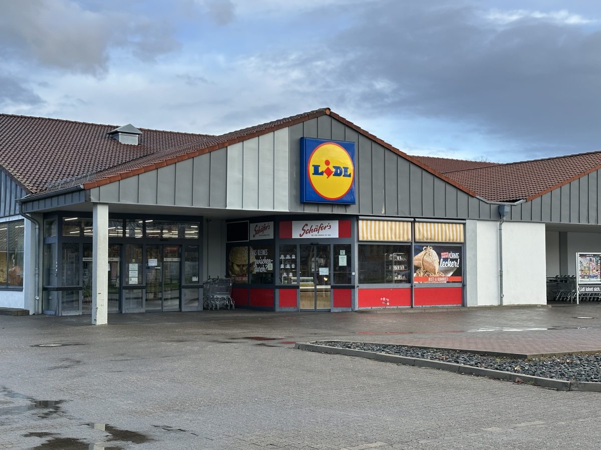 Seit Samstagabend geht beim Lidl in Fredenberg nichts mehr.