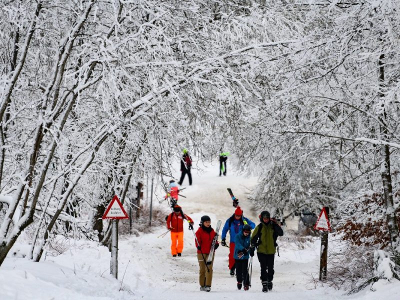 Die Zukunft der beiden Skipisten am sogenannten Sonnenblick-Hang am Sonnenberg im Harz ist unklar.
