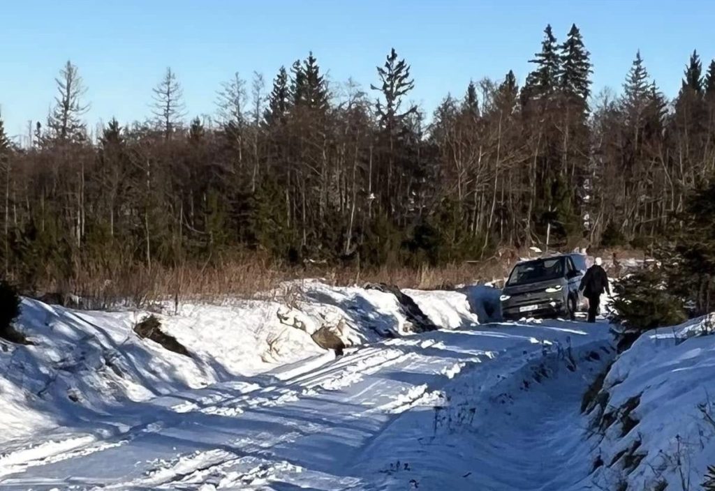 Für den VW ging es im Harz nicht weiter.