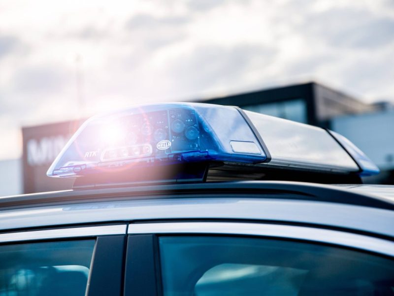 Polizeieinsatz Blaulicht