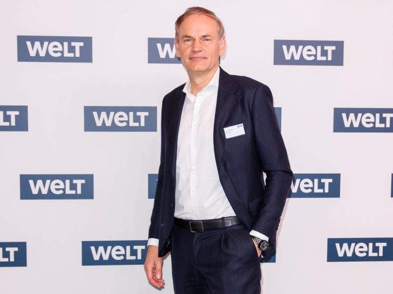 VW-Vorstandsvorsitzende Oliver Blume beim WELT-Wirtschaftsgipfel 2025