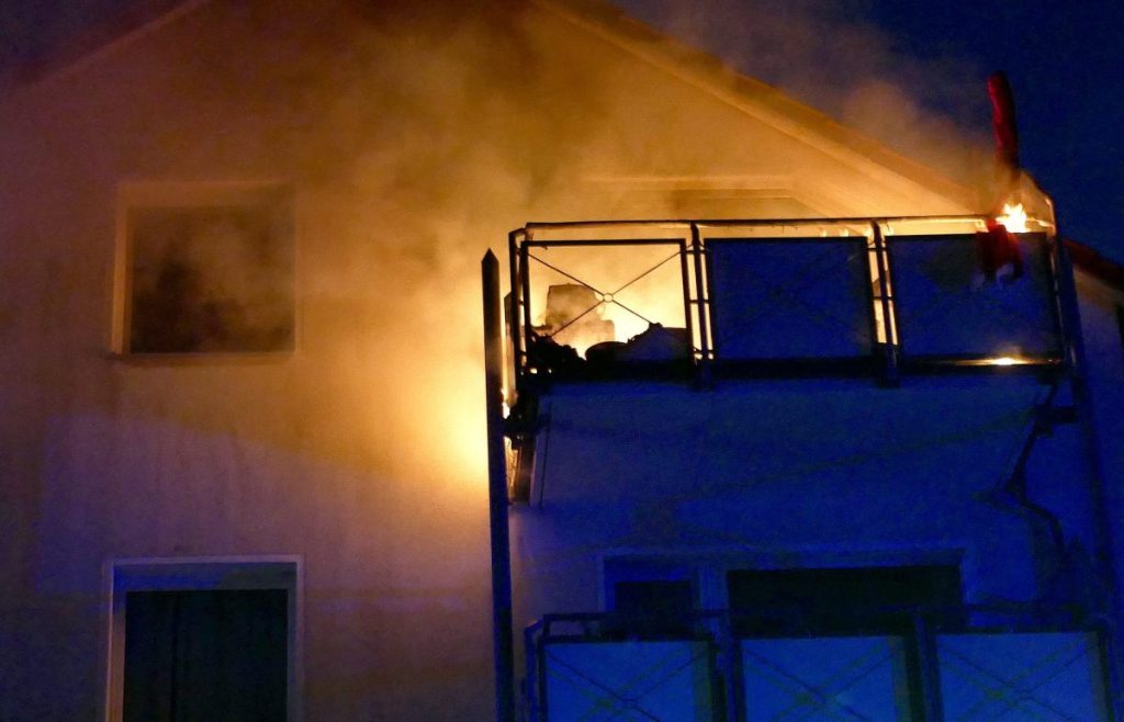 Auf einem Balkon in Wolfenbüttel ist ein Brand ausgebrochen.