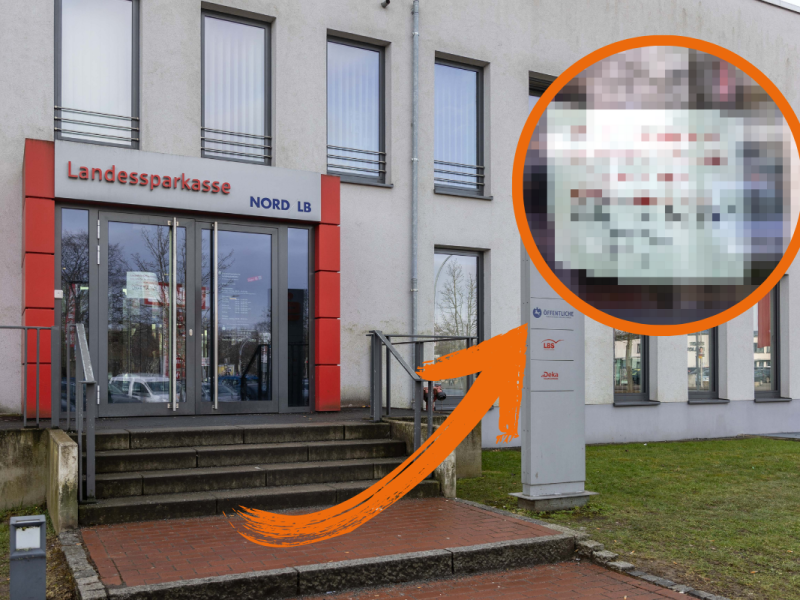 Die Sparkassen-Filiale in Salzgitter bleibt nachts komplett geschlossen.